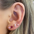 Ivy Double Stud Earrings - Blush & Co.