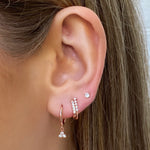 Mia Zirconia Stud Earrings - Rose Gold - Blush & Co.