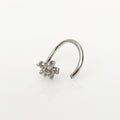 Flower Nose Ring - Silver - Blush & Co.