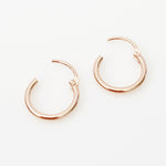 Rose Gold Sleeper Hoops - Blush & Co.