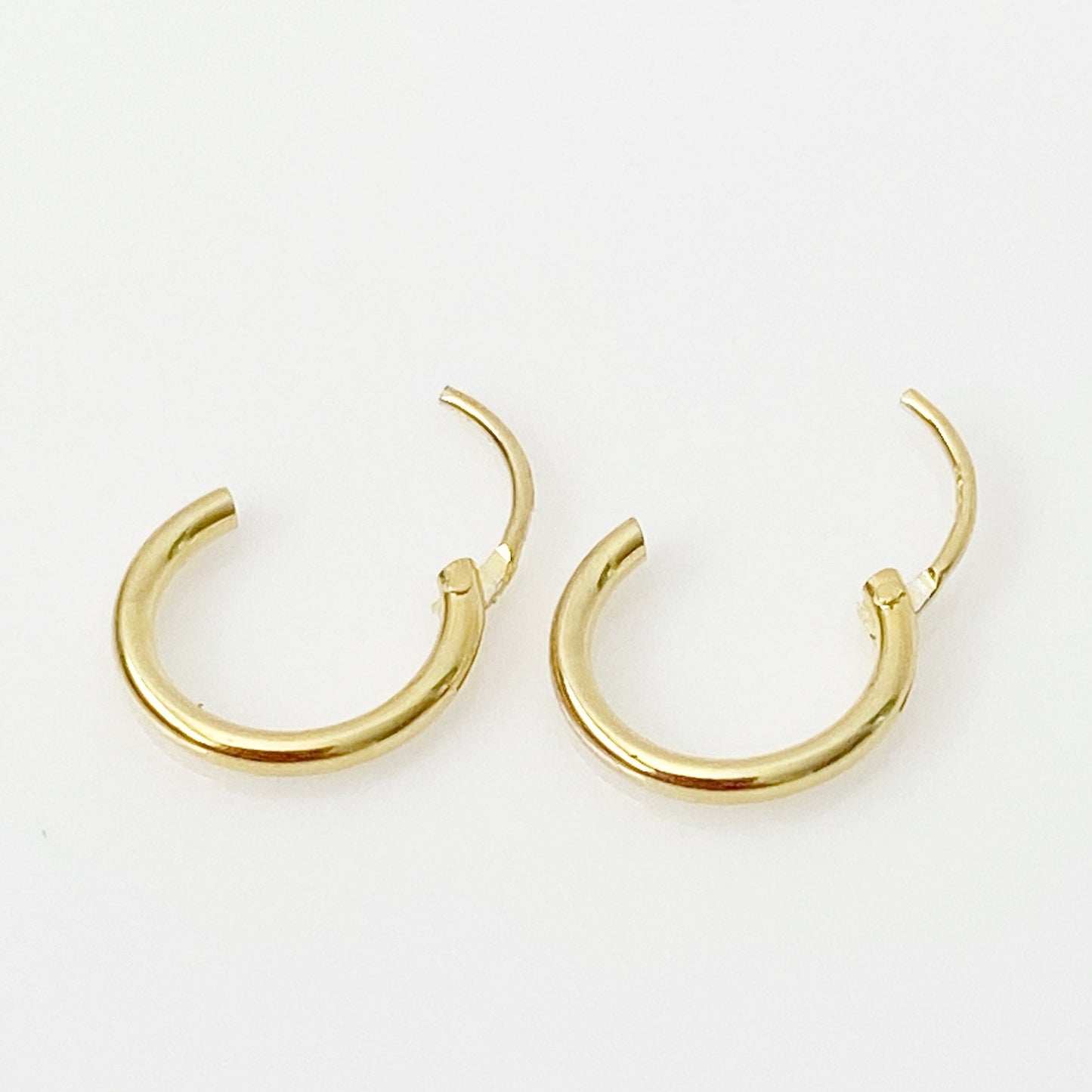 Gold Sleeper Hoops - Blush & Co.