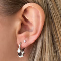 Harmony Huggie Earrings - Sterling Silver - Blush & Co.