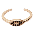 Evil Eye Rose Gold Ring - Blush & Co.