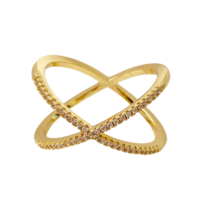 Ava Gold Statement Ring - Blush & Co.