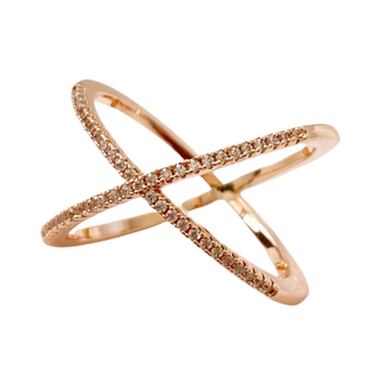 Ava Rose Gold Statement Ring - Blush & Co.