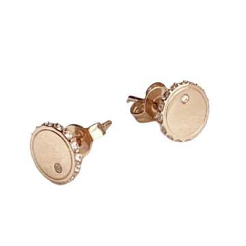 Diana Stud Earrings - Rose Gold - Blush & Co.