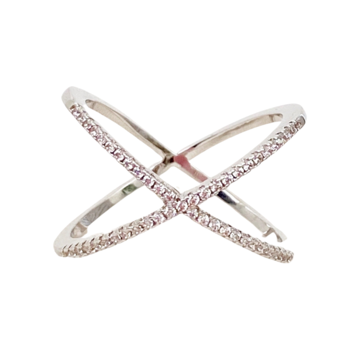 Ava Silver Statement Ring - Blush & Co.