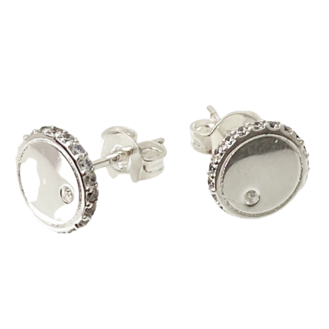 Diana Stud Earrings - Silver - Blush & Co.