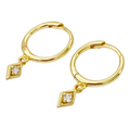 Charlotte Gold Huggie Earrings - Blush & Co.