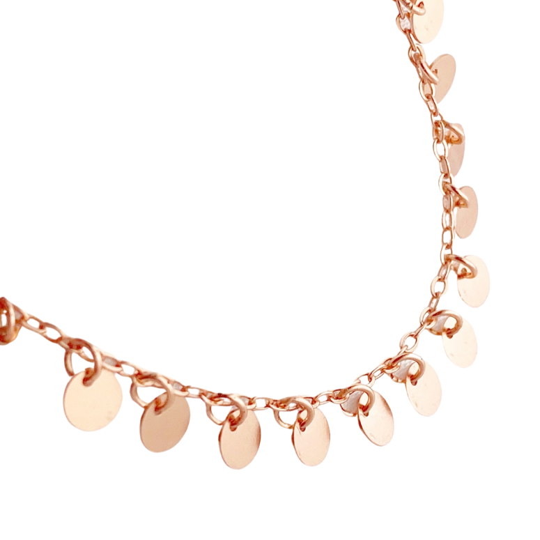 Cassidy Anklet - Rose Gold - Blush & Co.