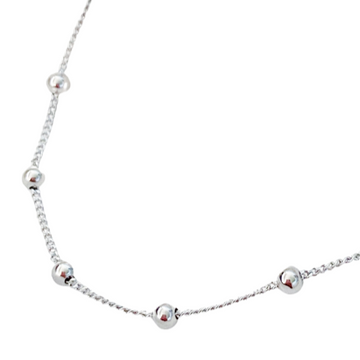 Chelsea Silver Necklace - Blush & Co.
