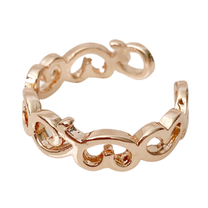 Enchanted Rose Gold Toe Ring - Blush & Co.