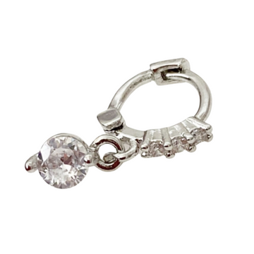 Tiny Twinkle Huggie Earring - Silver - Blush & Co.