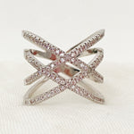 Brooklyn Silver Statement Ring - Blush & Co.