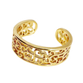 Gypsy Scroll Gold Toe Ring - Blush & Co. Rose Gold Jewellery Australia