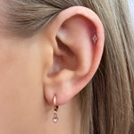 Charlotte Rose Gold Huggie Earrings - Blush & Co.