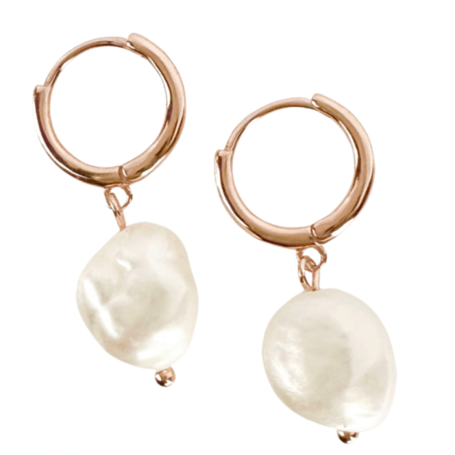 Josephine Rose Gold Earrings - Blush & Co.