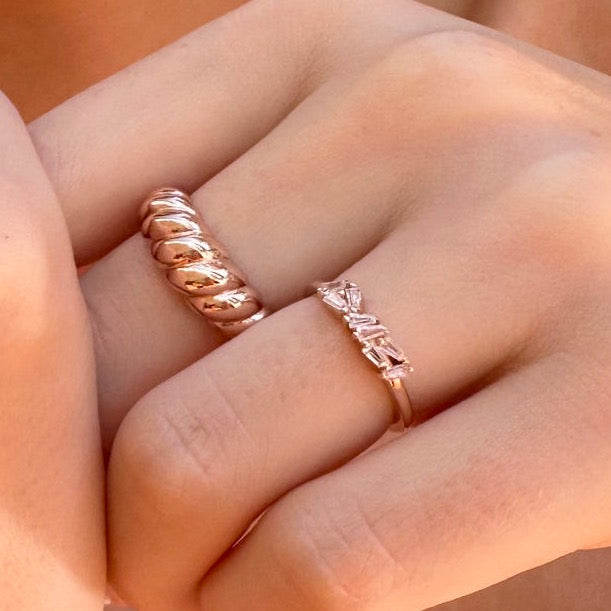 Lily Rose Gold Ring - Blush & Co. Rose Gold Jewellery Australia