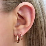 Ada Rose Gold Hoops - Blush & Co.