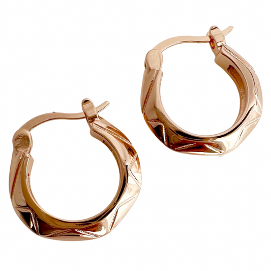 Lola Rose Gold Hoops - Blush & Co.