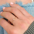 Zirconia Teardrop Ring - Rose Gold - Blush & Co.