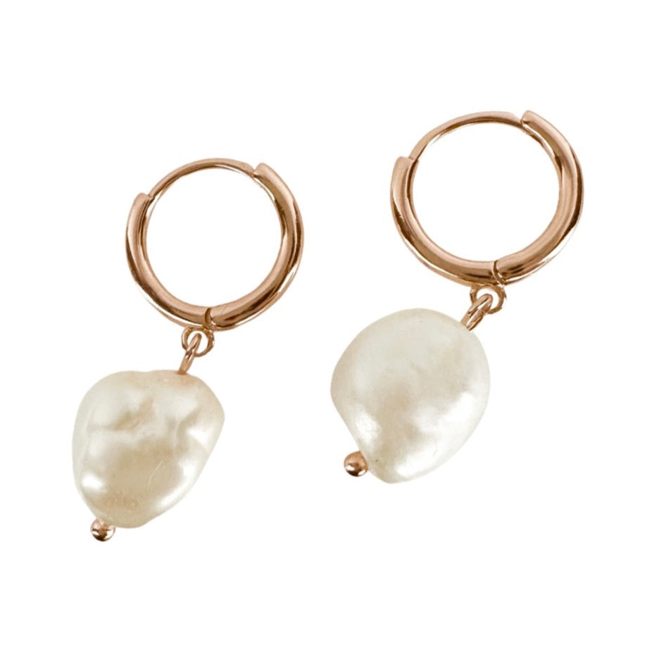 Josephine Rose Gold Earrings - Blush & Co.