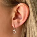Valerie Silver Huggie Earrings - Blush & Co.