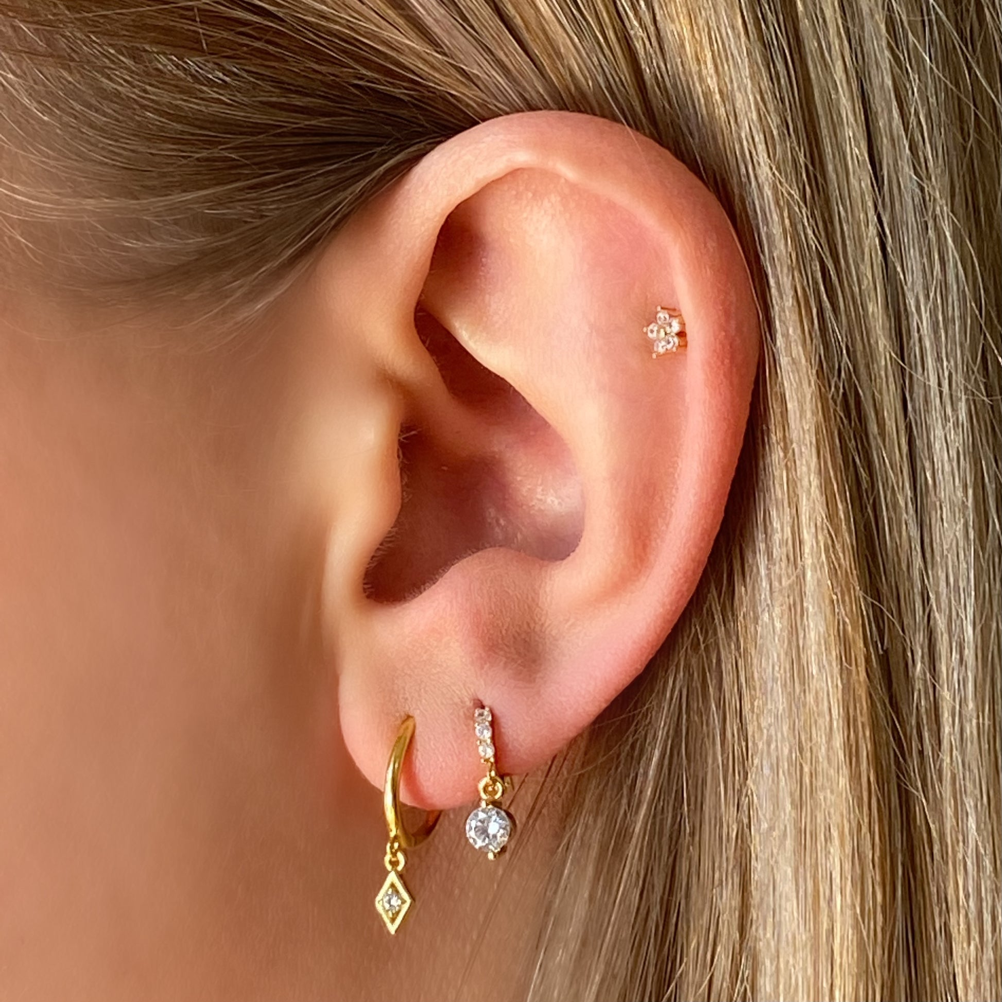 Tiny Twinkle Huggie Earring - Gold - Blush & Co.