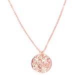 New Moon Rose Gold Pendant Necklace - Blush & Co.