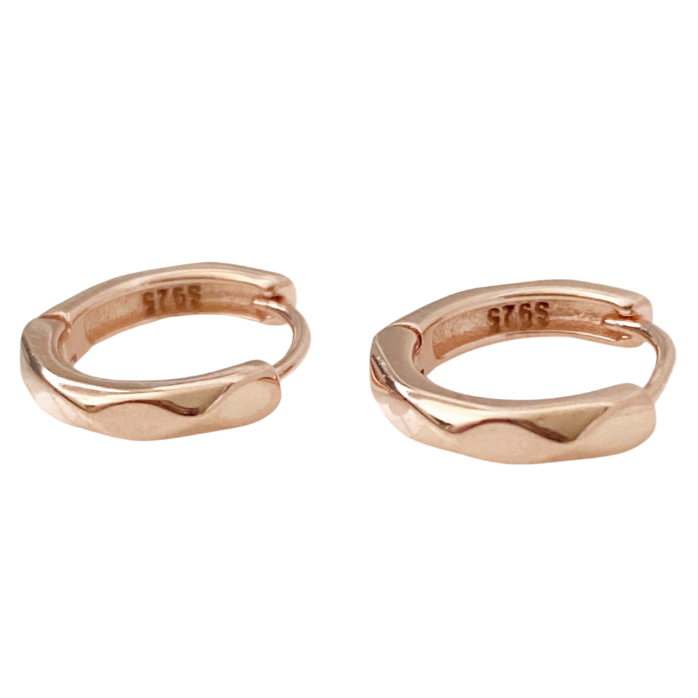 Isla Rose Gold Huggie Earrings - Blush & Co.