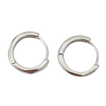 Isla Silver Huggie Earrings - Blush & Co.