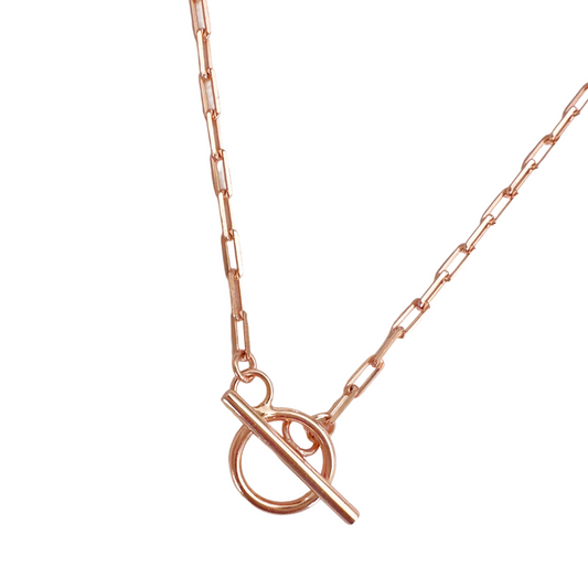 Calista Toggle Chain Necklace - Blush & Co. Rose Gold Jewellery Australia