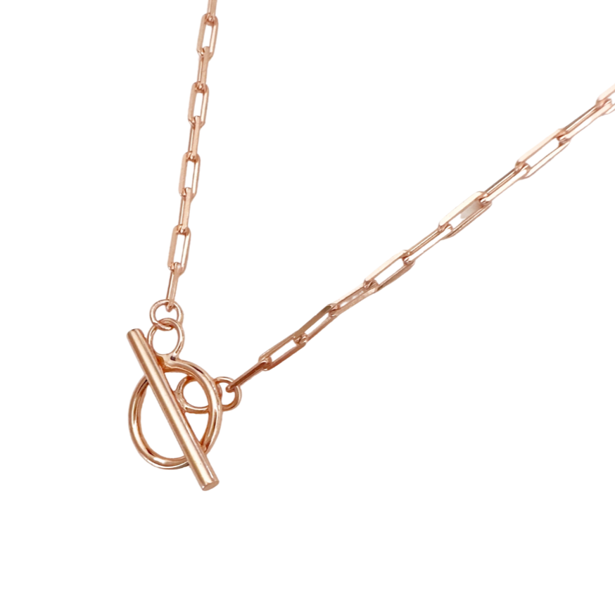 Calista Toggle Chain Necklace - Blush & Co. Rose Gold Jewellery Australia